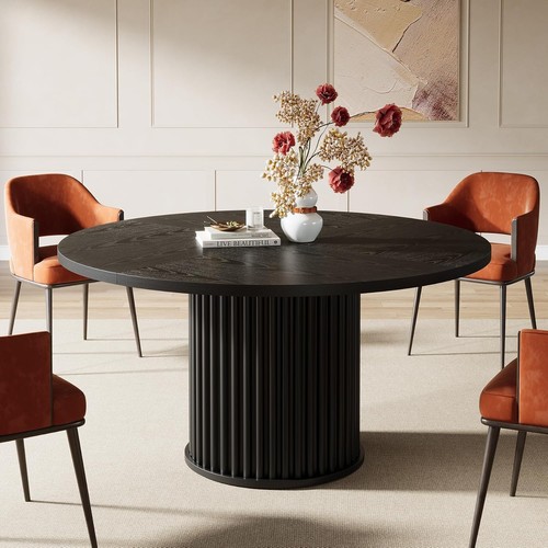 120cm round dining table - dining,