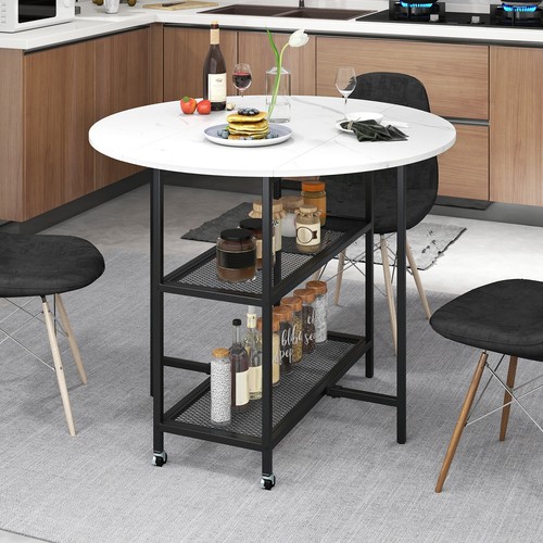 Round kitchen table modern - kitchen,