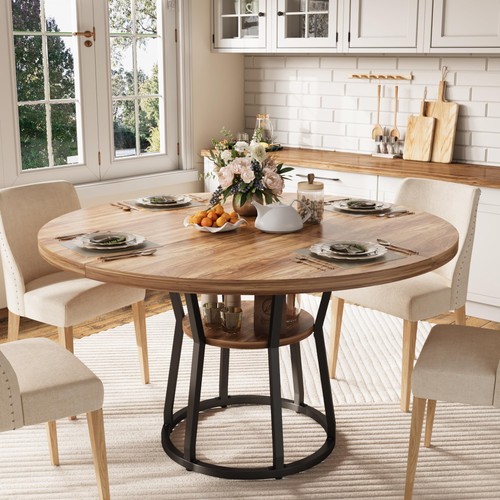 Round dining table for 6 - dining,