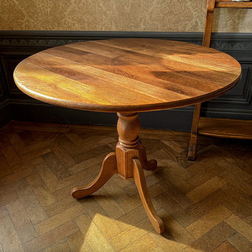 Pedestal dining table - table, 4