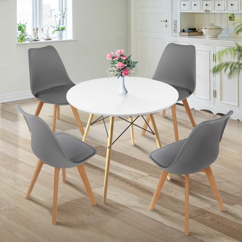 80cm round dining table - 80cm, +