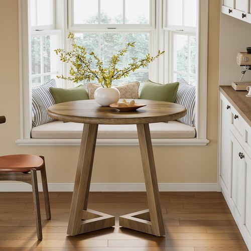 Small round dining table - round,