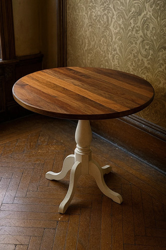 Wooden handmade dining table - dining,
